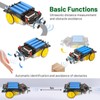 Heemol DIY Electronic Car Obstacle Avoidance Soldering Kit Ultrasonic Area