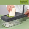 15PCS Multifunctional Food Chopper Vegetable Dicer Cutter for Home Kitchen