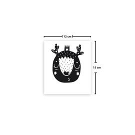 Le Jardin du Lin Printed Cotton Bags with Drawstring, Shopping Bag, Fabric Bag, Fabric Bag, Vegetable Bag, Reusable, Environmentally Friendly, Multipurpose, Foldable, Size: 12 x 15 cm