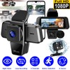 KOCASO 1080P 3 Channel Dash Cam Front and Rear, Car