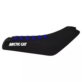 Enjoy Mfg Arctic Cat 250 300 400 454 500 4x4 2x4 Seat Cover ALL BLACK - BLUE RIBS #277