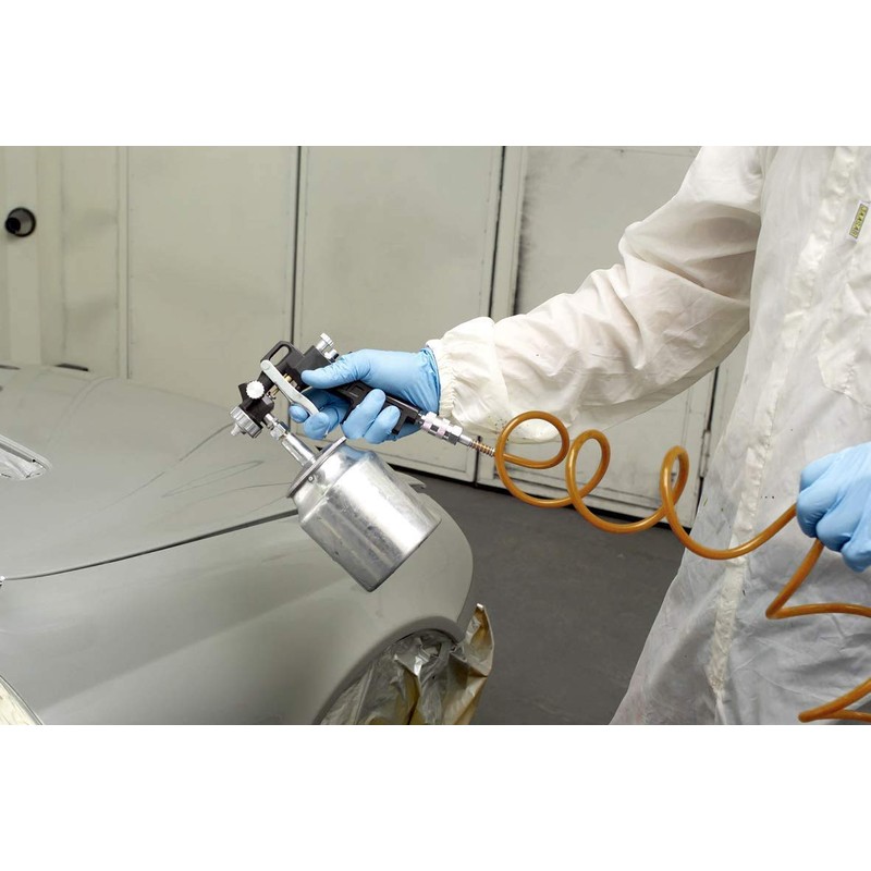 FERM Farbspritzpistole mit Oberbecher – Pneumatisch - 750 cc –