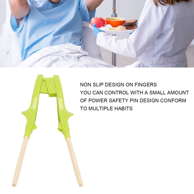 Disabled Chopsticks ABS and Bamboo Streamlined Anti Skid Learning Chopstick