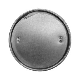 Vent Systems 8" Metal Tee Cap with Handle. Galvanized Steel End Cap. Dryer Vent Cover. Dryer Duct End Cap. 8In Steel End Cap. Steel Plug 8 Inch. Round Metal Duct Fitting.