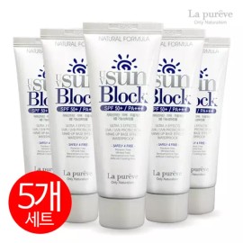 LAFUREVE *최대85%+즉할 (5개세트) 라퓨레브 유브이 선크림 SPF 50+ PA+++ 자외선차단 미백 주름개선 기능성 선블록 Lafureb UV Sunscreen SPF 50+ PA+++ with Up to 85% Immediate Effect (Set of 5) - UV Protection, Whitening, Anti-Wrinkle Functional Sunblock