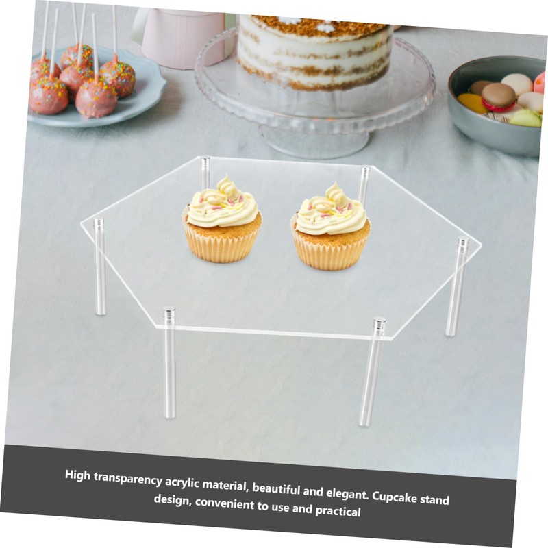 LABRIMP 1 Set Cupcake Display Stand Elegant Dessert Riser for