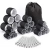 Selizo Hair Curlers 36 Pcs Set with 24Pcs Hair Curlers