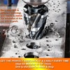 Four Spiral Flute Step Drill Bit for Metal,M35 Cobalt Unibit