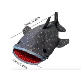 Regalo Estuche para lapices Tiburon plumas plomones almacenamiento divertido