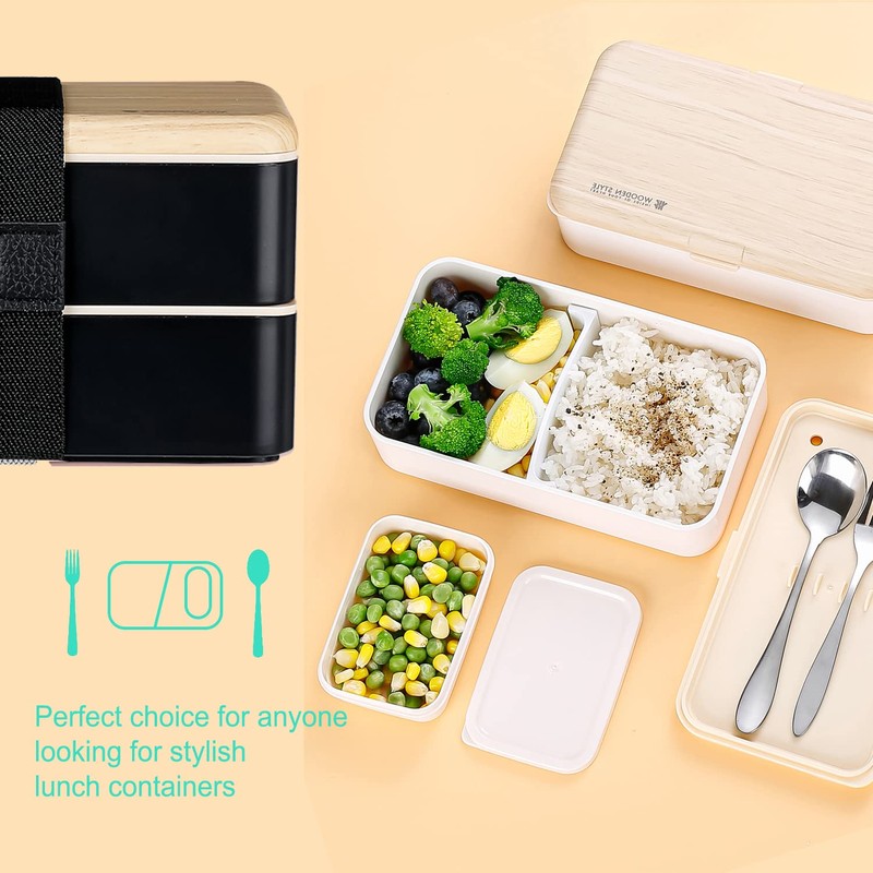 Original Bento Box Lunch Boxes Container Bundle Divider Lunch Container