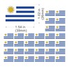 Womaha 30 Temporary Uruguay Flag Tattoos Fans Face Tattoo Stickers
