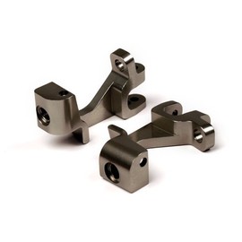 Atomik RC Alloy Front Caster Block, Grey fits the Traxxas 1/10 Slash 4X4 and Other Traxxas Models - Replaces Traxxas Part 6832