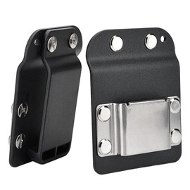 Jortmrd Clip-on Tool Belt Clip Drill Belt Holder Drill Tool Holster for Tool Belt Robust Tool Belt Holder 304 Stainless Steel for Cordless Drill, Impact Wrench, Tape Measure