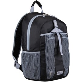 FUEL Lunch Backpack Set Water Resistant Dome Bookbag Bag Soft Reusable Insulated Cooler Lunch Box Thermal Travel Office Lunch Bag, Black