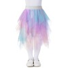 Tulle Skirt for Girls, Elastic Waistband, Irregular Tutu Skirt with