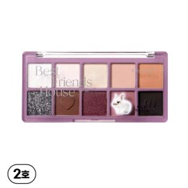 Milk Touch 밀크터치 아이 섀도우 팔레트 베스트 프렌즈 하우스 02 로지바니 Milk Touch Eye Shadow Palette Best Friends House 02 Rosi Bunny