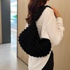 Petit-Germe Popcorn Bag, Shoulder Bag, Zipper Included, Waffle Bag, Handbag,