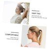 SAFIGLE 6pcs Elastic Hair Ties for Women Fashionable Ponytail Holders