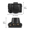 MegaGear Ever Ready Genuine Leather Camera Case Compatible with Nikon