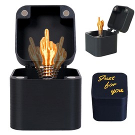 Mittelfinger in einer Box, Wichtelgeschenke für Frauen, Gag Prank Geschenke, Lustige Geschenke für Männer Neuheit Weihnachten Witz Geschenke für Männer Frauen