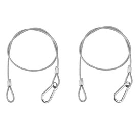 JOLIRSBOX Wire, Drop Prevention Wire, Security Wire, Stainless Steel (W) 0.1 x (D) x H39.4 inches (3 x 1000 mm), Set of 2