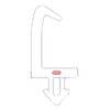 Upvc Anglian Door Window Centre Seal Match Weather Rubber Gasket