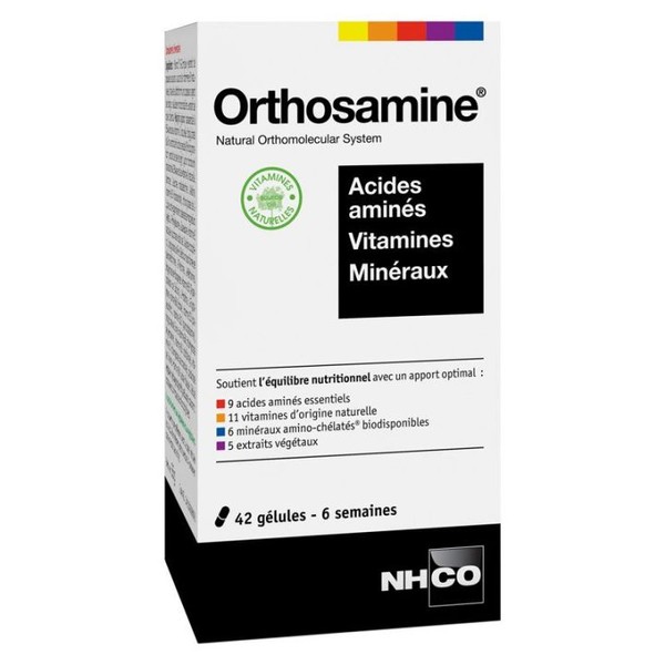 NHCO Orthosamine Acides Aminés, Vitamines, Minéraux 42 gélules