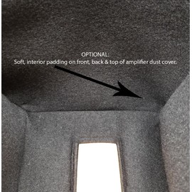 DCFY Guitar Amplifier Cover Compatible for Marshall Cabinet 1974CX | Black Nylon