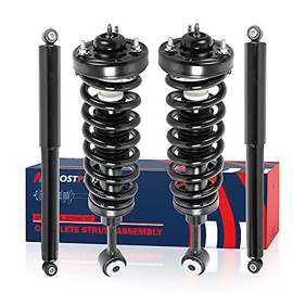 MOSTPLUS Rear and Front Complete Struts Shocks Absorbers 171361 344415 Compatible for 2004 2005 2006 2007 2008 Ford F-150 4WD