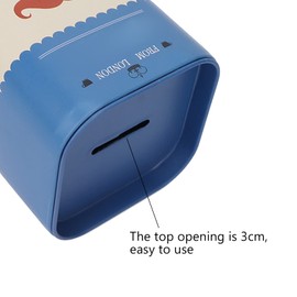 Disposal Blade Container, Blade Disposal Case Beautiful Practical Easy to Use Compact Structure Smoother for Home(Blue Beard)