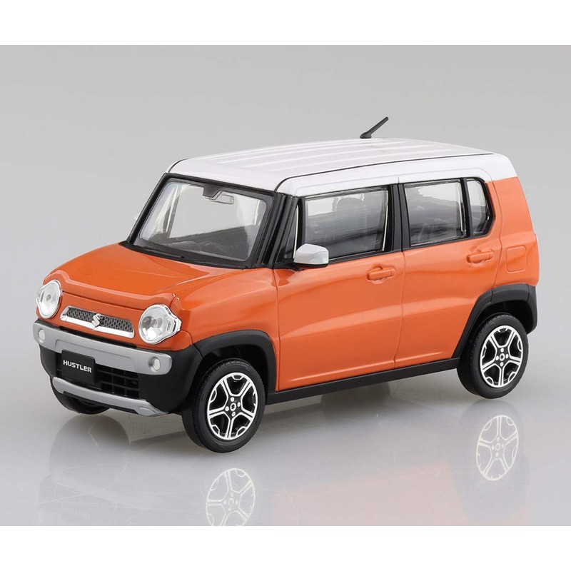 青島文化教材社 1/32 ザ・スナップキットシリーズ スズキ ハスラー パッションオレンジ 色分け済みプラモデル 01-C