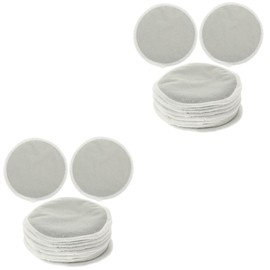 Kisangel 20 Pcs Breast Pads Washable for Maternity Reusable Washable Reusable Breast Breastfeeding Supplies Reusable for Maternity For Breastfeeding Pad Bamboo Fiber Breast Milk