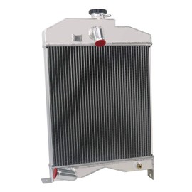 KUNTAUTOS 3 Row Aluminum Tractor Radiator for Massey Ferguson Harris 50 MH50 65 182456M91 184525M91