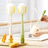 CHENSHUO 5 in 1 Long Handle Cup Cleaning Brush,Multifunctional Cup