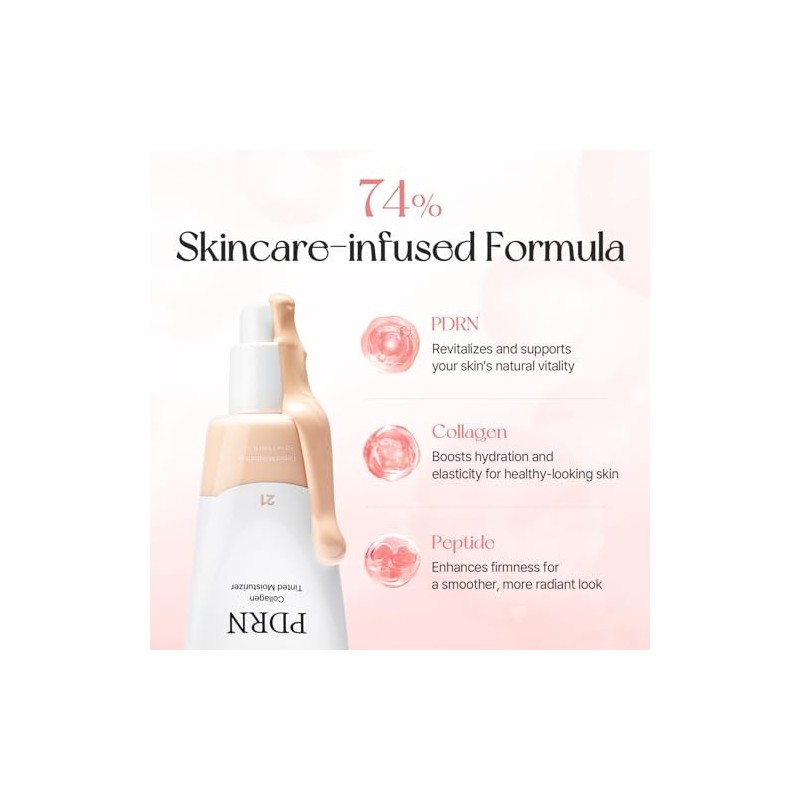 Mixsoon Pdrn Collagen Tinted Moisturizer No. 40 - Crema con