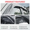 DNA MOTORING Set of 2 Tape-On Window Visor Deflector Rain/Sun