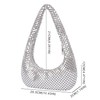 Silver Evening Bag Women Unique Handbags Cool Purses Small Shoulder