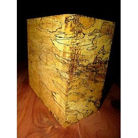 HEIRLOOM GARDEN - ONE Big (1 PCS) 6 X 6 X 3" Beautiful Exotic SPALTED Tamarind Bowl Blank Lathe Turning Block - Exotic Woodworking Projects - Premium Grade - Rare Wood Lumber Blanks