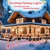 20 Pack Solar Christmas Candy Cane Lights, Christmas Decorations Outdoor