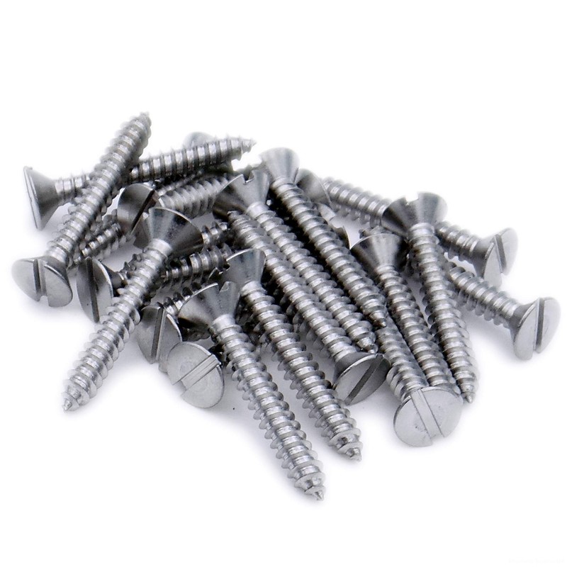 No.2 x 0.875 (2.2mm x 22mm) Slot Countersunk Self-Tapping Screw