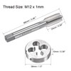sourcing map M12 x 1mm Metric Tap and Die Set,