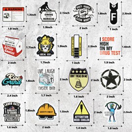 200Pcs Funny Stickers for Adults, Meme Stickers for Hard Hat Water Bottle Laptop Car Tool Box, Waterproof Decals Decor for Bumper Wall