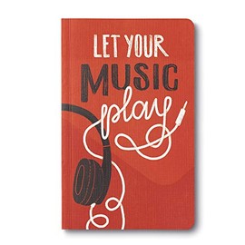 Write Now Journal by Compendium:Let Your Music Play â Softcover with periodic typeset quotations, 128 lined pages
