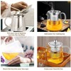 1300ml (43oz) Upgraded Glass Teapot with Infuser,Heat Resistant with Removable