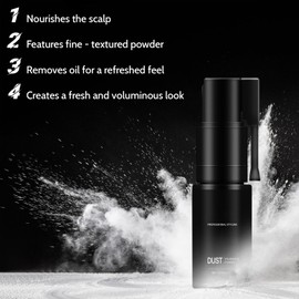 DAGEDA Dry Shampoo Spray, Dry Shampoo Powder for Women & Men with Precise Rotating Nozzle, for All Hair Colors