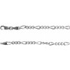Solid 925 Sterling Silver 3.5mm Figaro Chain Necklace 18"