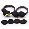 Mobestech 30pcs Headset Cover Black Earmuff Cushions for Headphones Dustproof