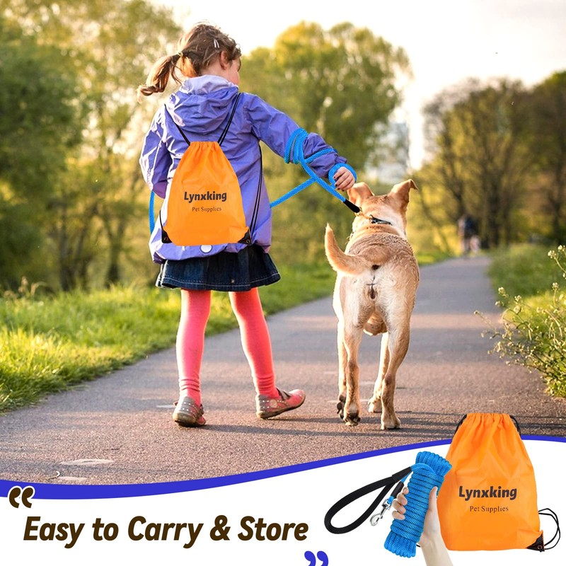lynxking Check Cord Dog Leash Long Lead Training Tracking Line