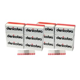 Denicotea 12 Boxen x 50 Zigarettenspitze insgesamt 600 Filter, Acryl