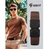 GEIT Stretch Nylon Belt with Quick Release Buckle, Casual Golf